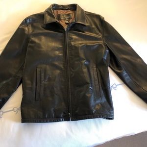Leather Bomber Jacket